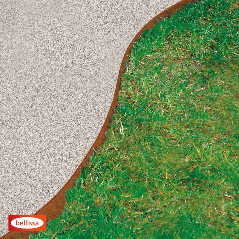 Bedkant Corten- Dobbelbukket overkant - Lengde: 115 cm Høyde: 13 cm