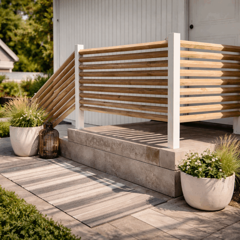 Terrassetrappe - Bolmen Gjerdestolpe